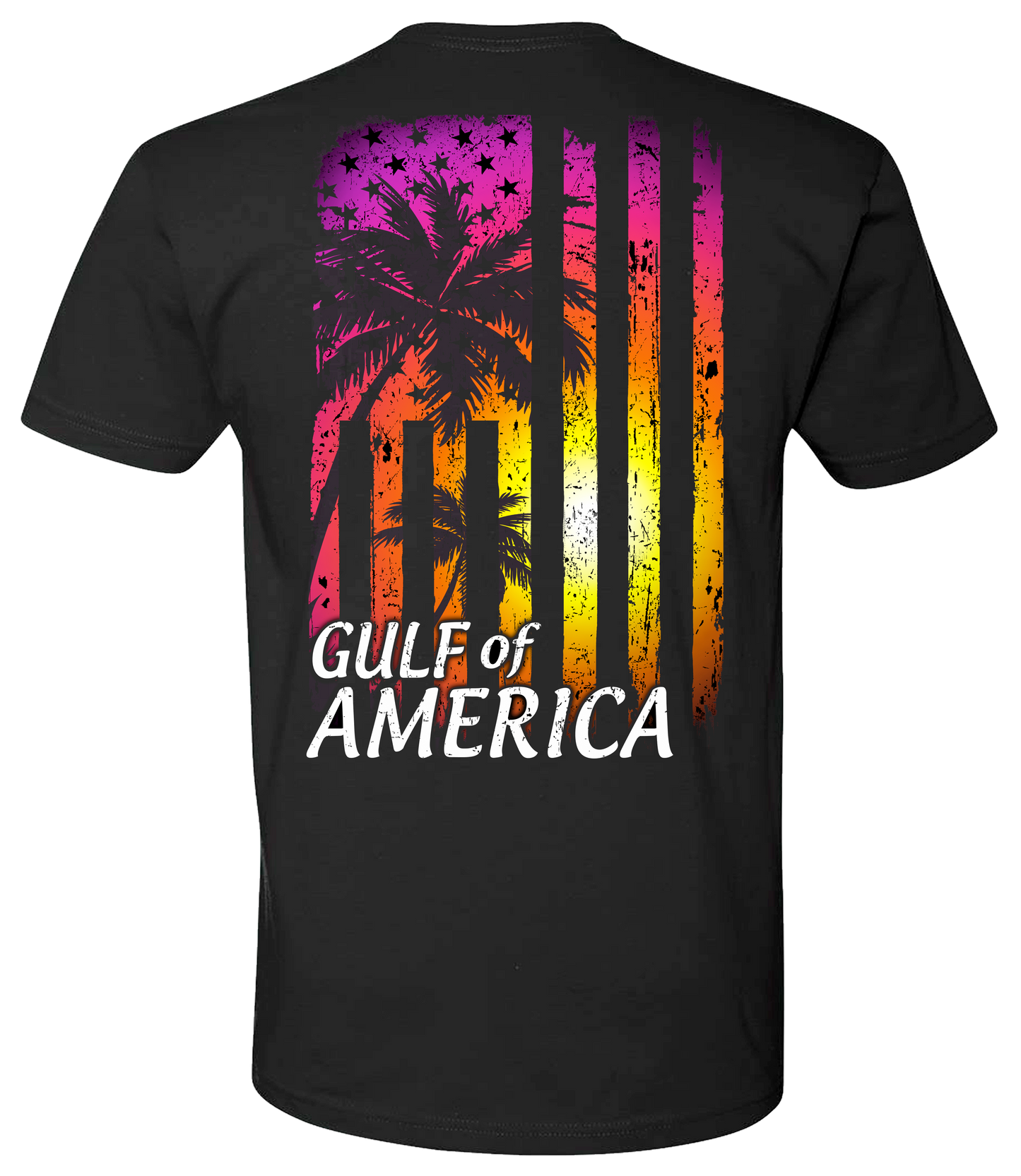 Gulf of America Sunset Flag Tee
